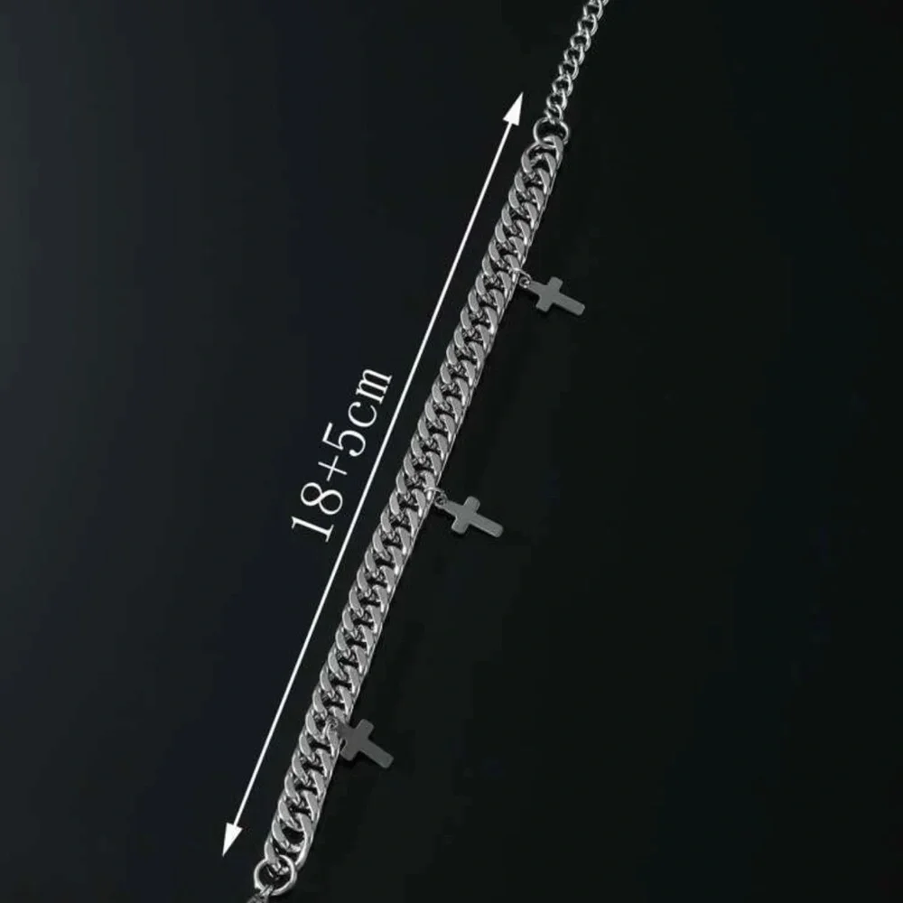 Men Cross Charm Bracelet - Picture 4 of 4